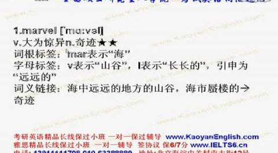 宏途教育考研英語真題詞匯2010
