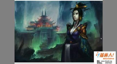 游戲原畫課程介紹與演示