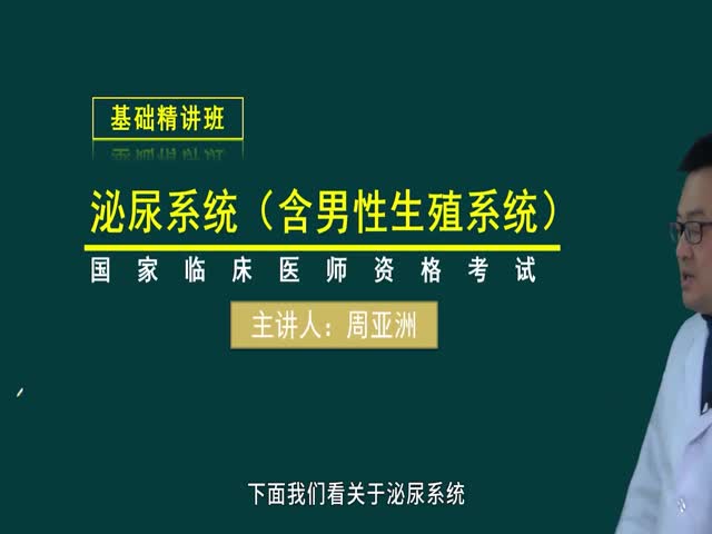 【臨床執(zhí)業(yè)醫(yī)師】泌尿系統(tǒng)
