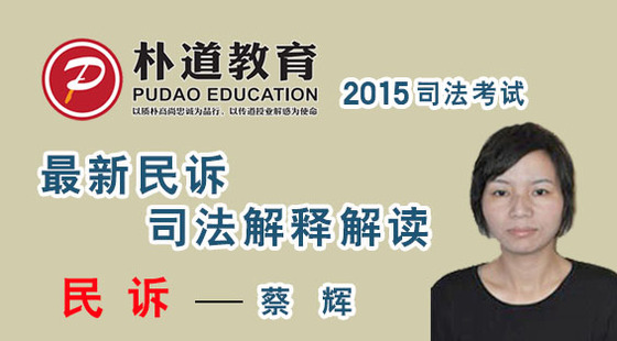 2015年最新民事 诉讼法司法解释解读-蔡辉免费