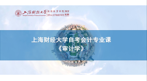 上海財(cái)經(jīng)大學(xué)自考會(huì)計(jì)專業(yè)課《審計(jì)學(xué)》