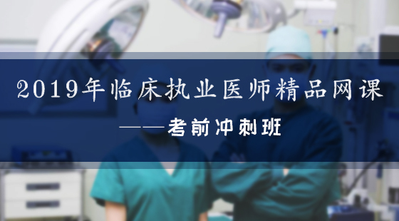 2019年臨床執(zhí)業(yè)醫(yī)師精品網(wǎng)課--考前沖刺班