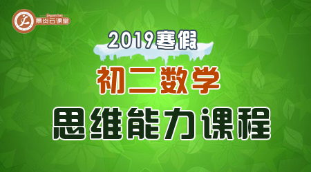 【2019寒假】初二数学思维能力课程
