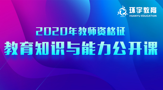 環(huán)宇教師資格證教育知識與能力公開課