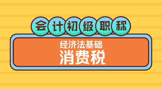 0308會計初級職稱《經(jīng)濟法基礎(chǔ)》嵇軍老師&nbsp;消費稅